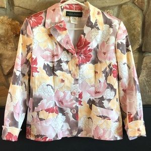 harve Bernard Jacket Floral size 10 like new